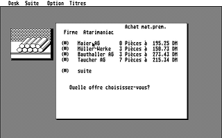 Kleiner Chef atari screenshot